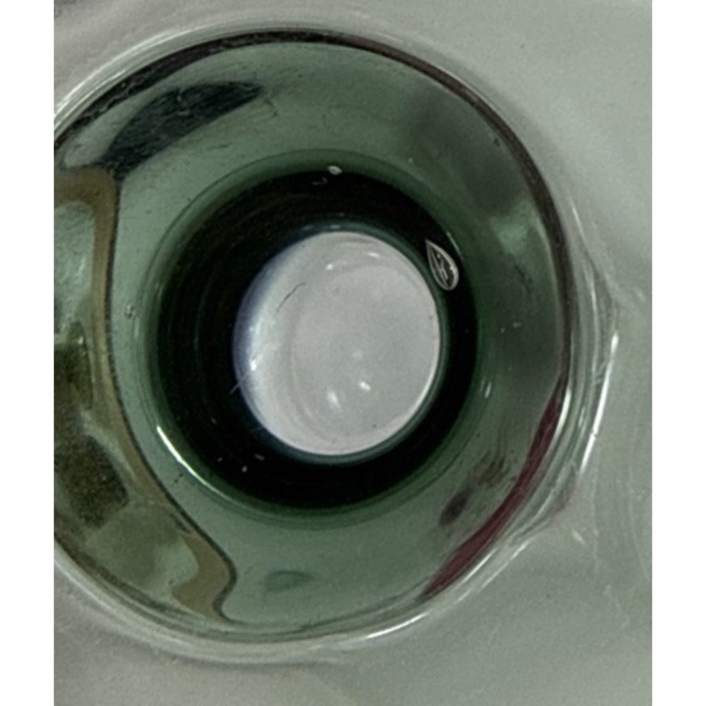 Signature Glassware Scalloped Coupe Glasses light green New The Spring Shop - Picture 8 of 9